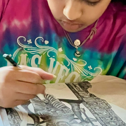 Full Day Work Shop -Advanced Composition + Mood , Textures & colour Play